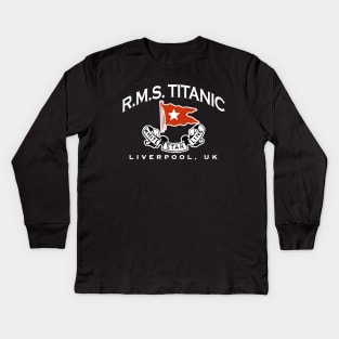 RMS Titanic Crew Kids Long Sleeve T-Shirt